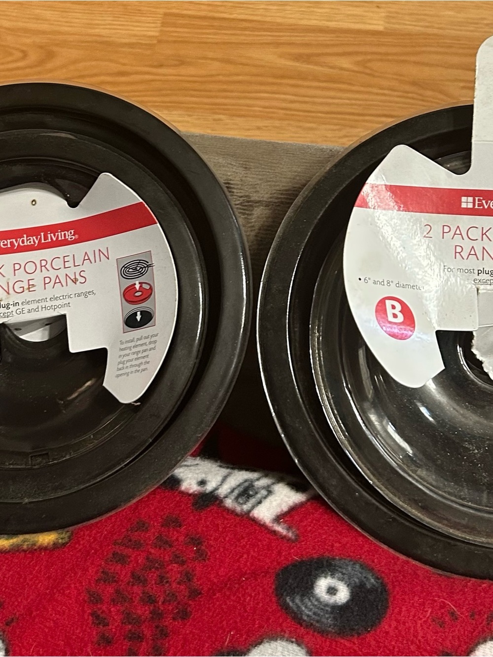 Black Porcelain Range Pan Set - 2 Pack